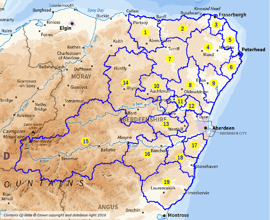 Aberdeenshire Council Wards