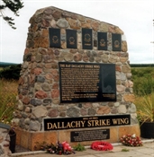 NJ36SE0073 - RAF DALLACHY  WAR MEMORIAL 